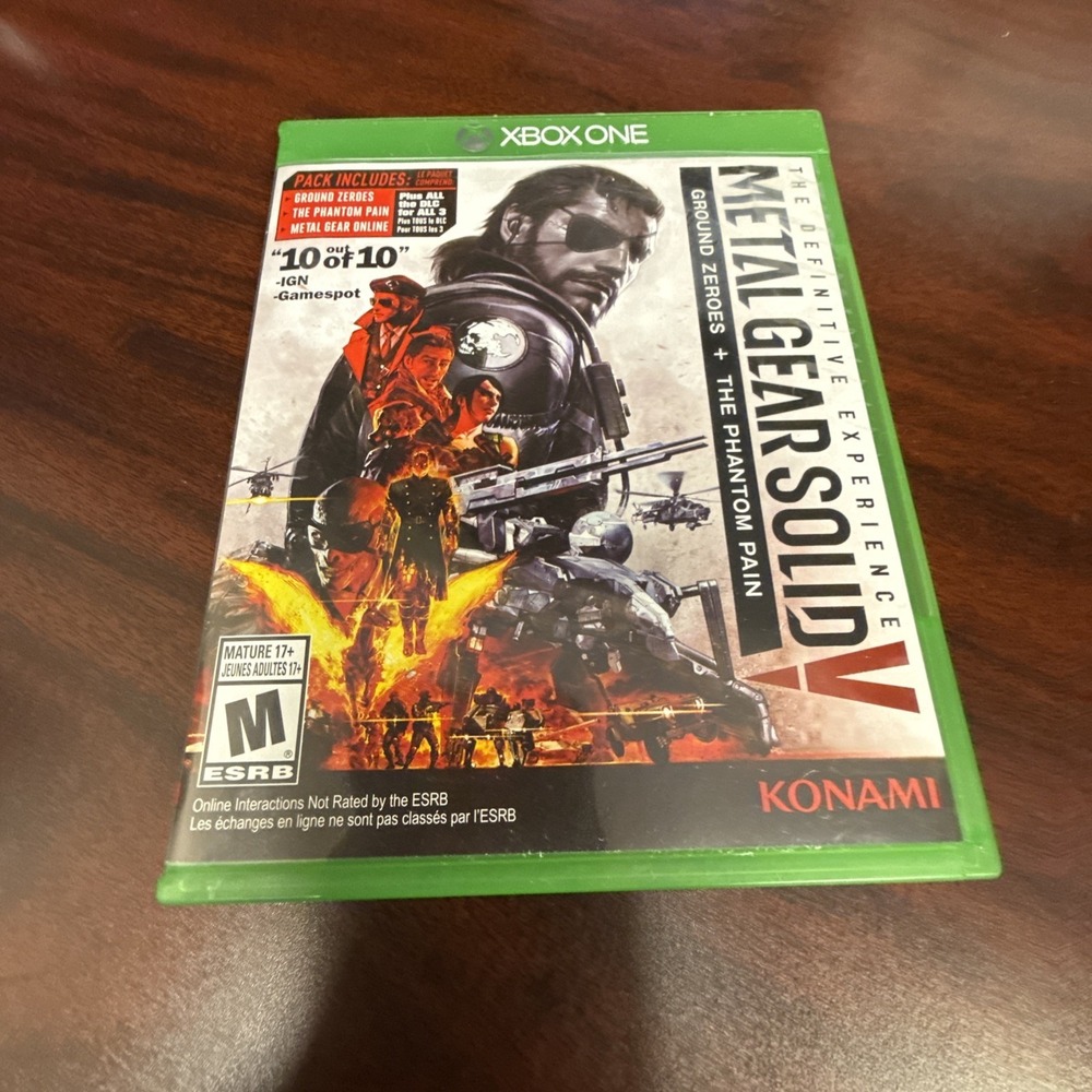 Konami Metal Gear Solid V Definitive Experience Xbox One Complete Edition Action